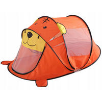SPIELZELT Strandzelt Kinder Orange - Orange, Kunststoff (100/182cm) - KRUMAD