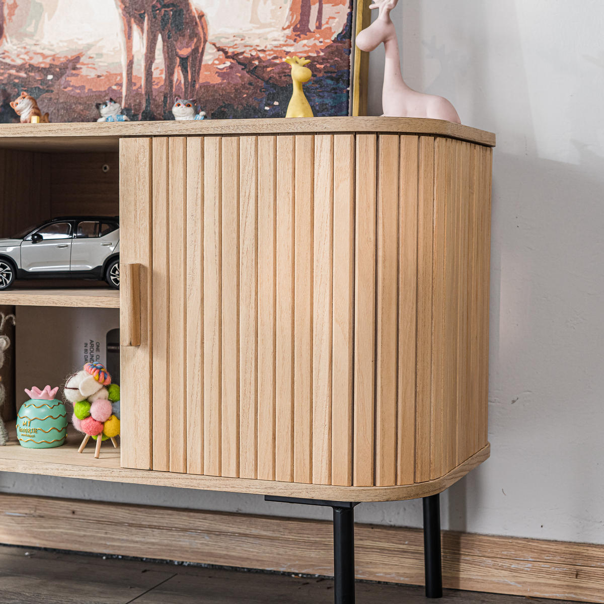 TV-SCHRANK Rechteckig Braun 100 x 40 x 60 (cm) - Braun, Holz (100/60/40cm) - Nordlys