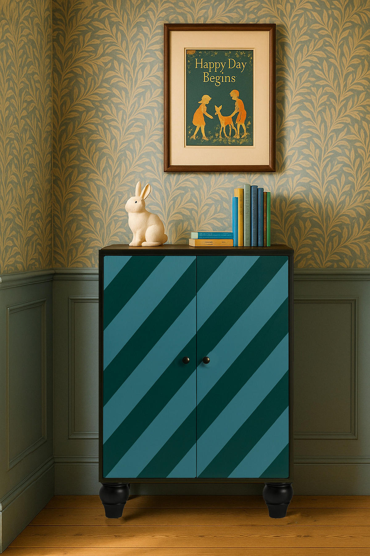 SCHRANK SIDEBOARD mit 2 Türen MARCUS - Hellblau, Holzwerkstoff (75/127/45cm) - RNT By Really Nice Things