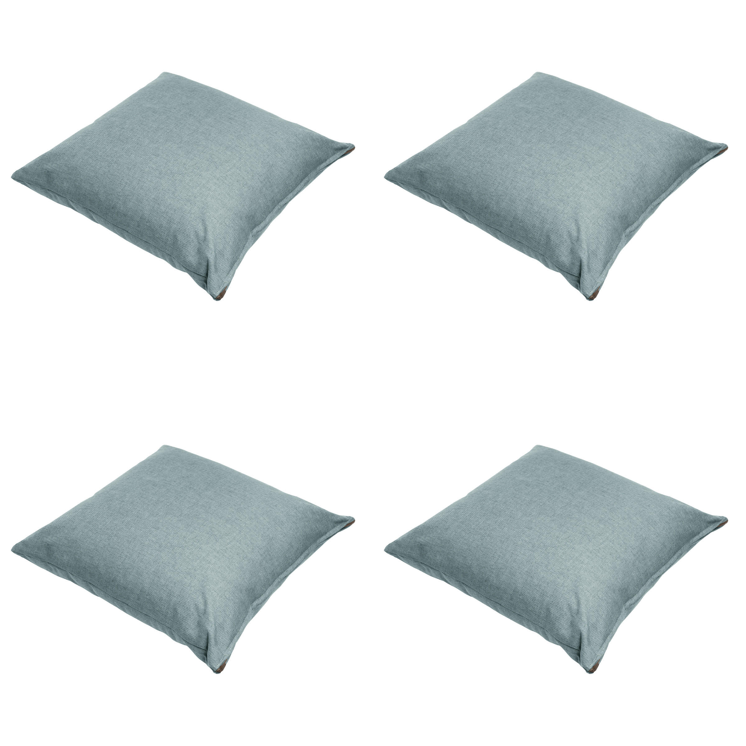 DEKORATIONSKISSEN Best deal - Blau - 60/60/10 cm - 4er-Set - Blau, Textil (60/60cm) - Madison