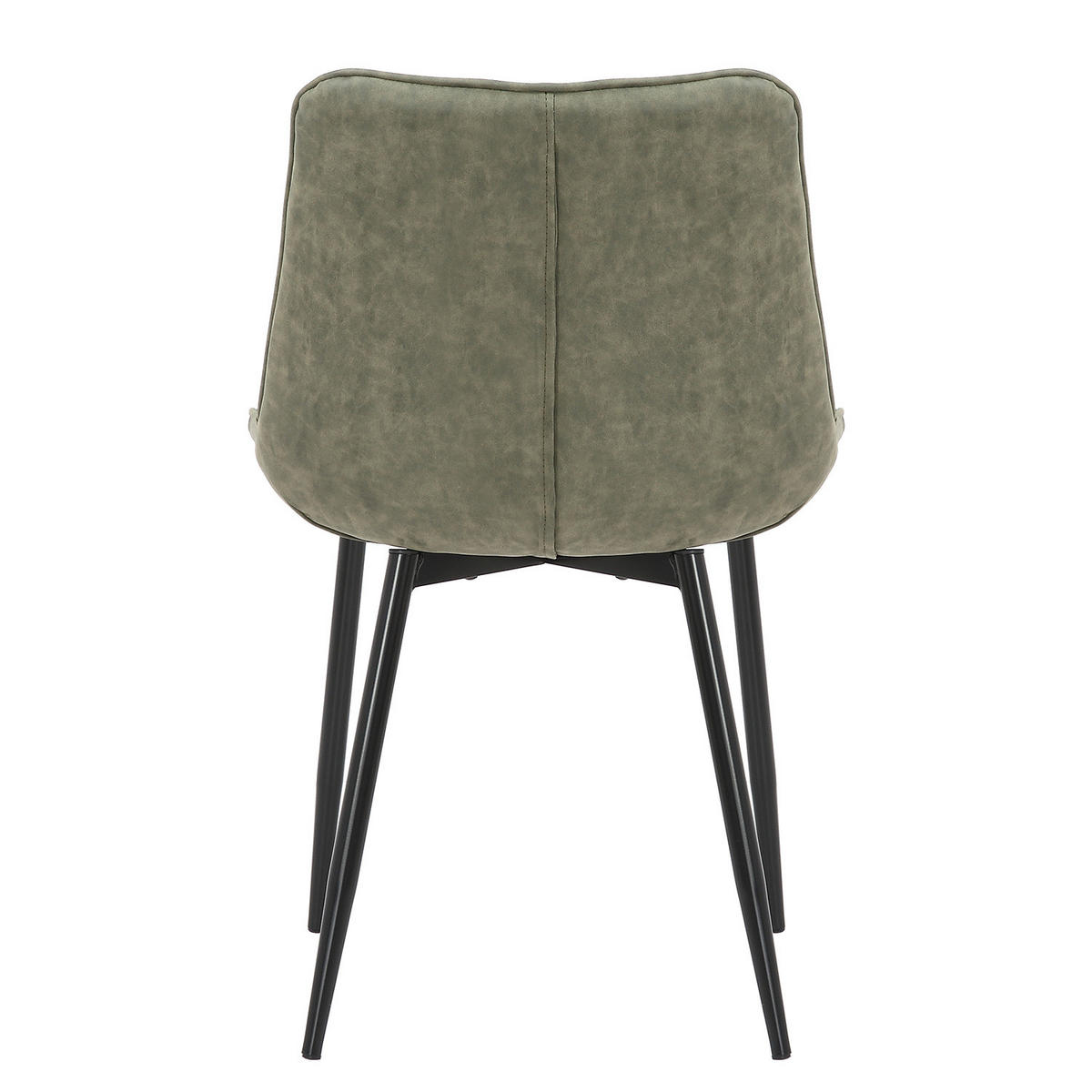 POLSTERSTUHL - Olivgrün, Kunststoff/Metall (53/81/60cm) - home24