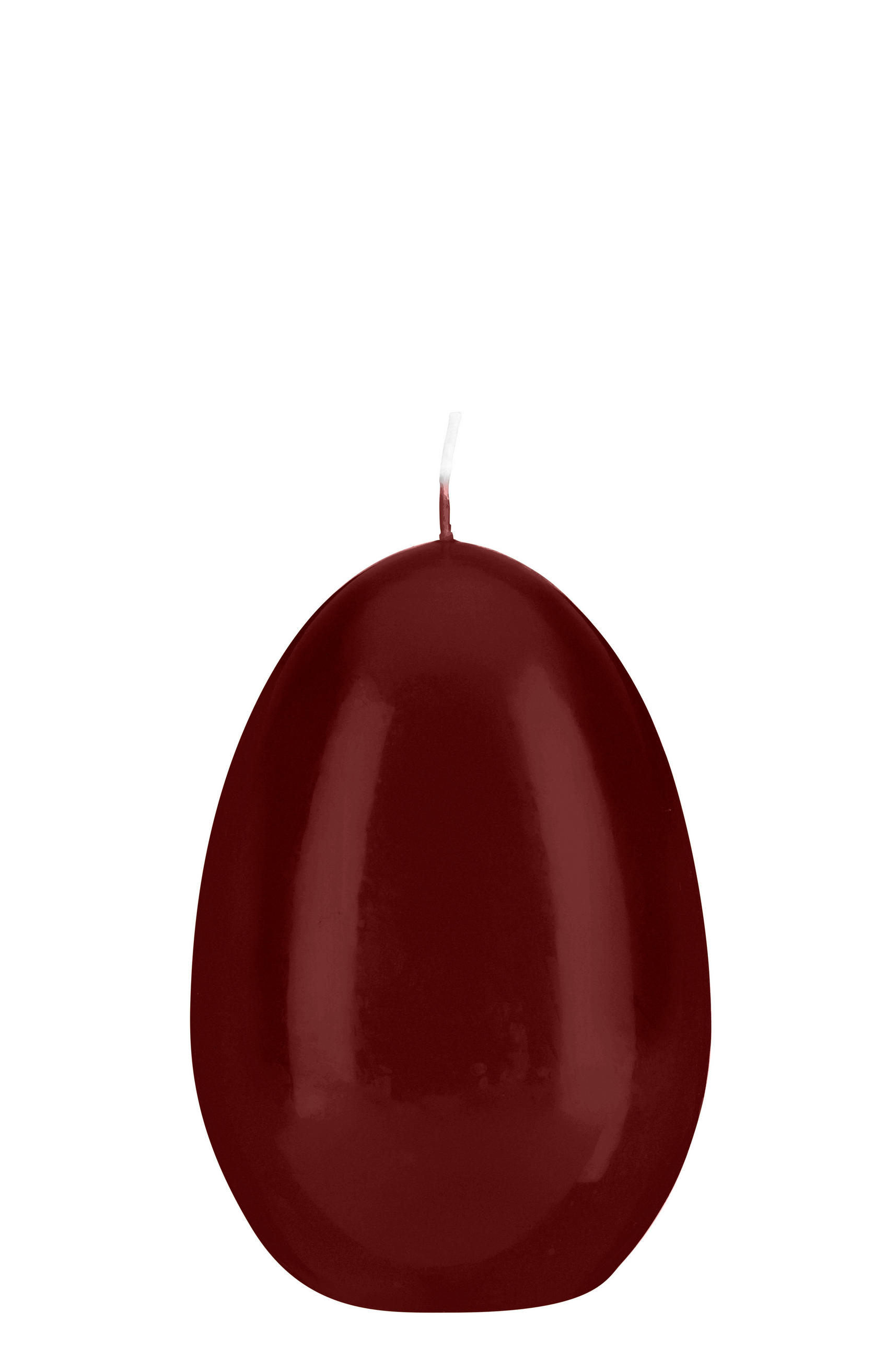 EIKERZEN Klarlack Bordeaux 120 x Ø 80 mm, 6 Stück - Bordeaux, Paraffin (8/12/12cm) - Kopschitz Kerzen
