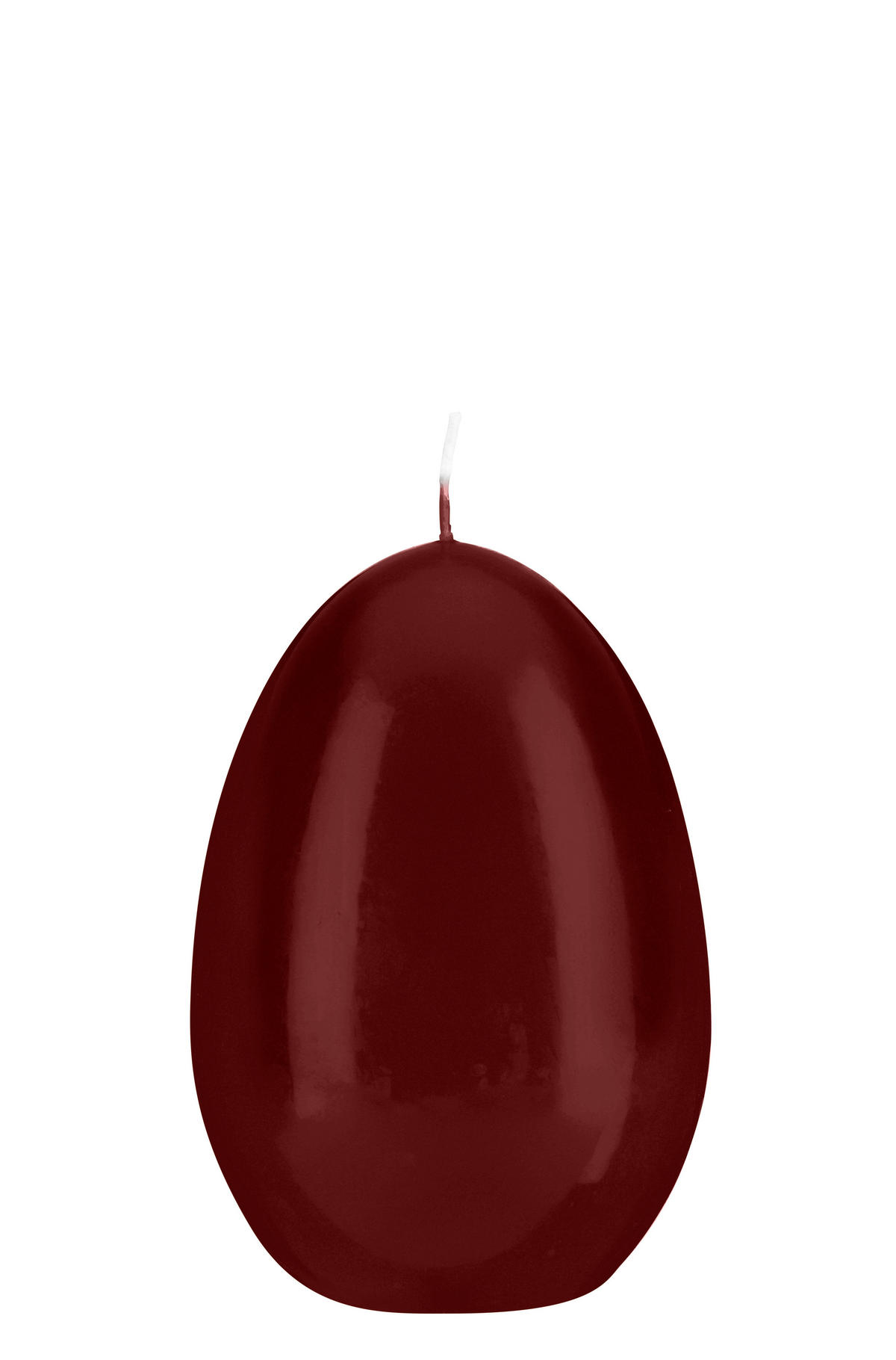 EIKERZEN Klarlack Bordeaux 120 x Ø 80 mm, 6 Stück - Bordeaux, Paraffin (8/12/12cm) - Kopschitz Kerzen