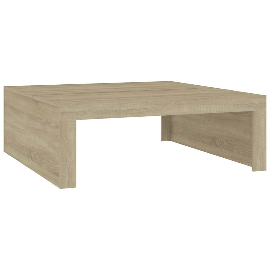 COUCHTISCH Sonoma-Eiche 100x100x35 cm Holzwerkstoff - Hellbraun, Holzwerkstoff (100/100/35cm) - furnicato