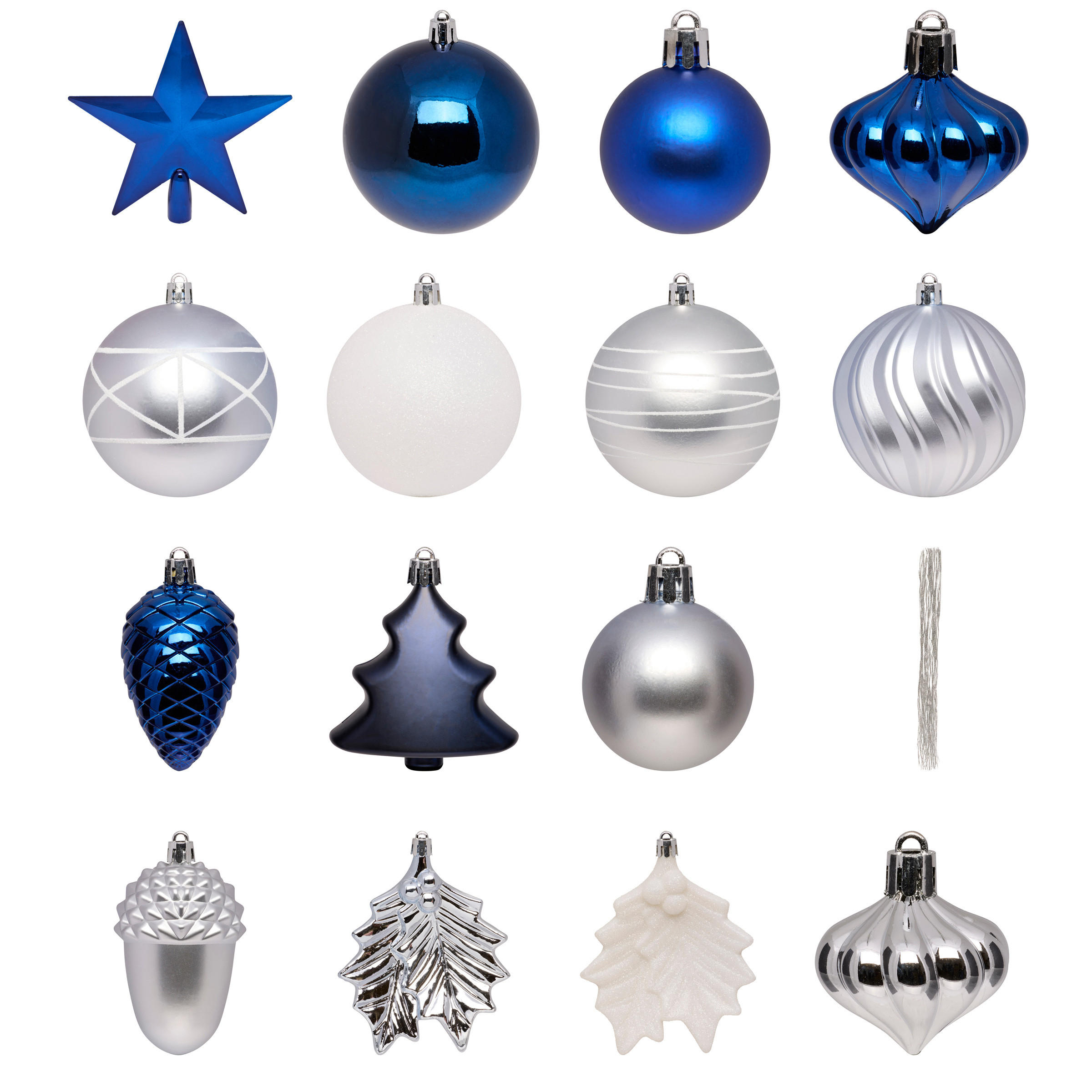 CHRISTBAUMKUGELN 60er-Set - Multicolor, Kunststoff (8/8/8cm) - Atmosphera Createur d´interieur