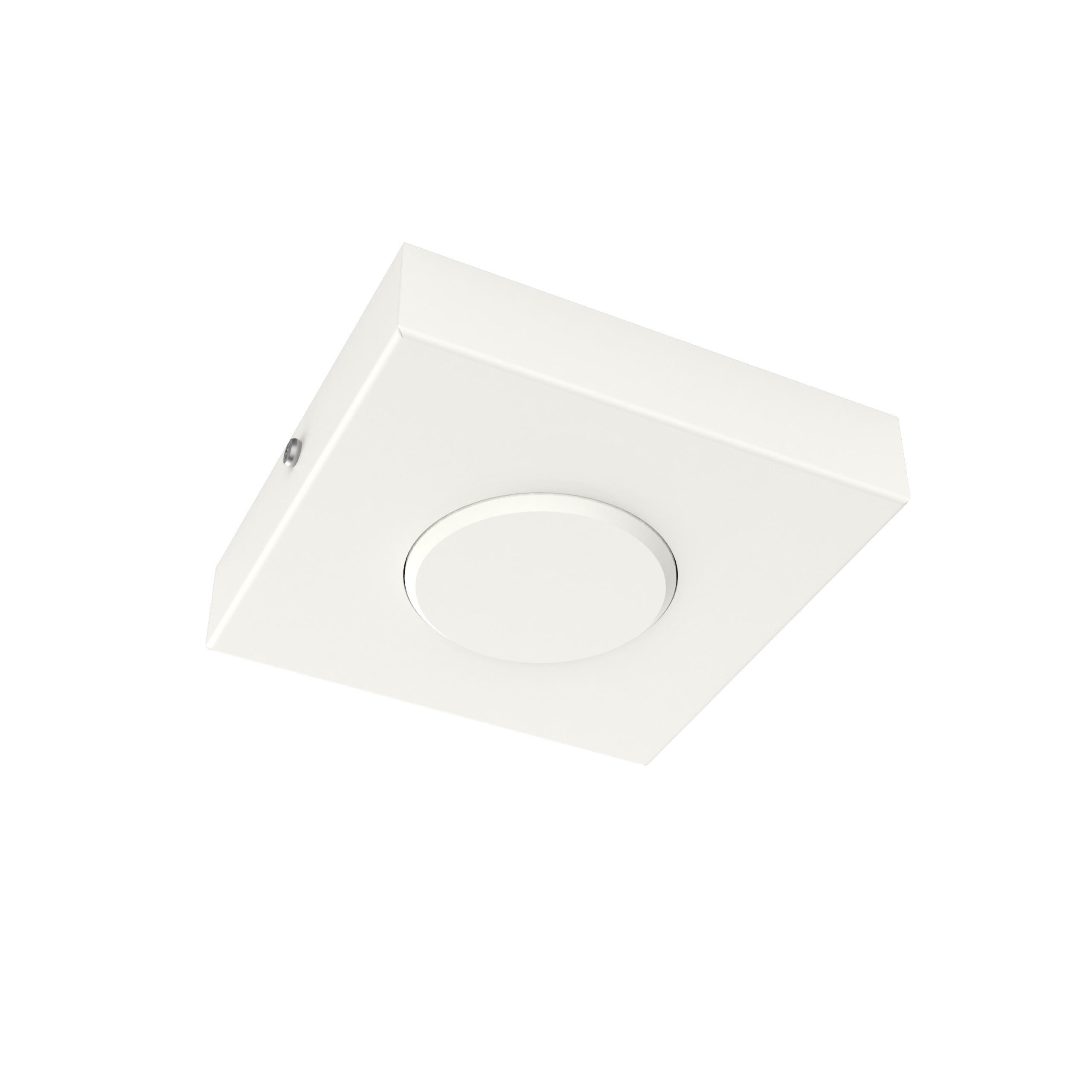 DECKENLEUCHTE - Weiß, Metall (15/15/4cm) - Lumicom