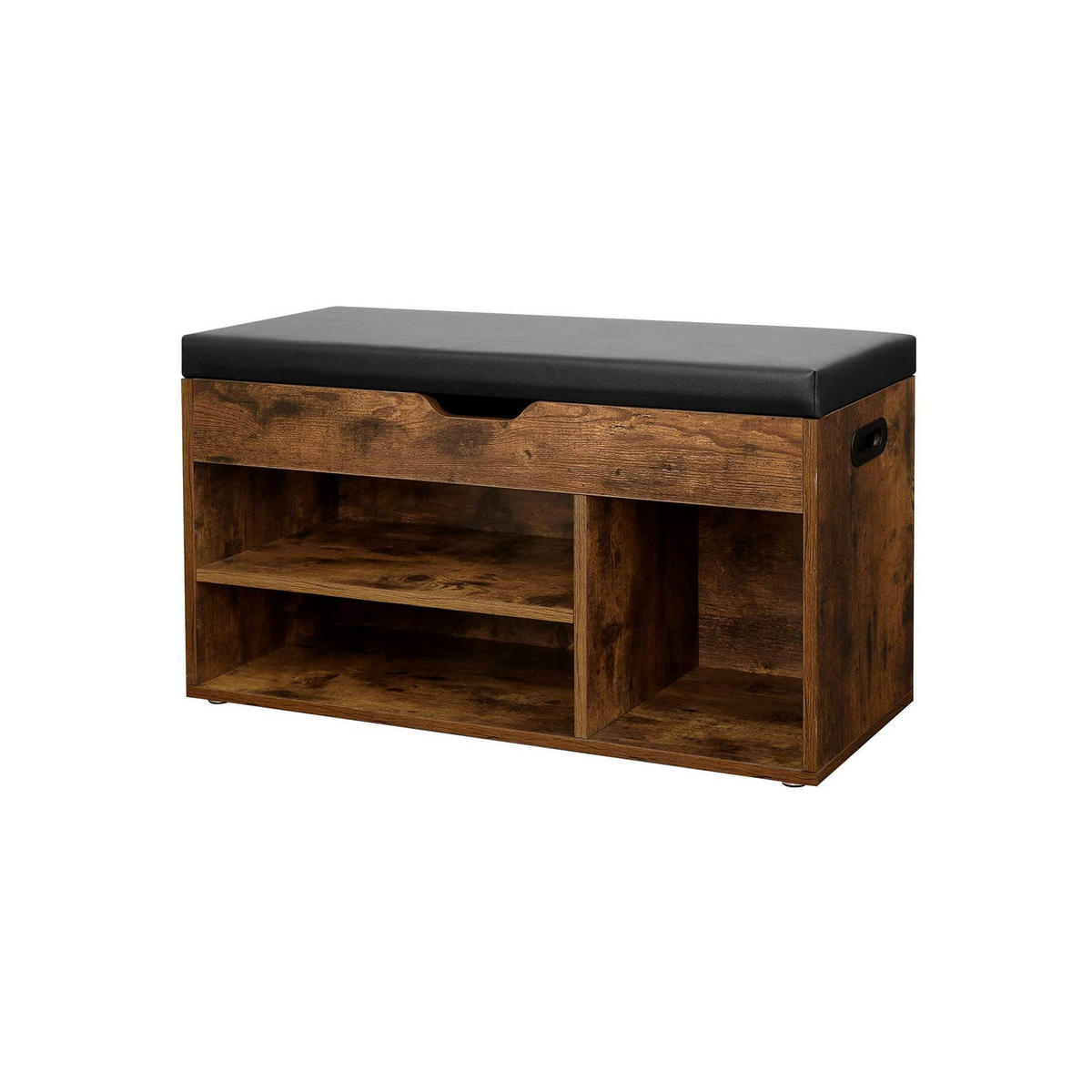 SCHUHBANK - Braun, Holzwerkstoff (30/44/80cm) - Hansiro
