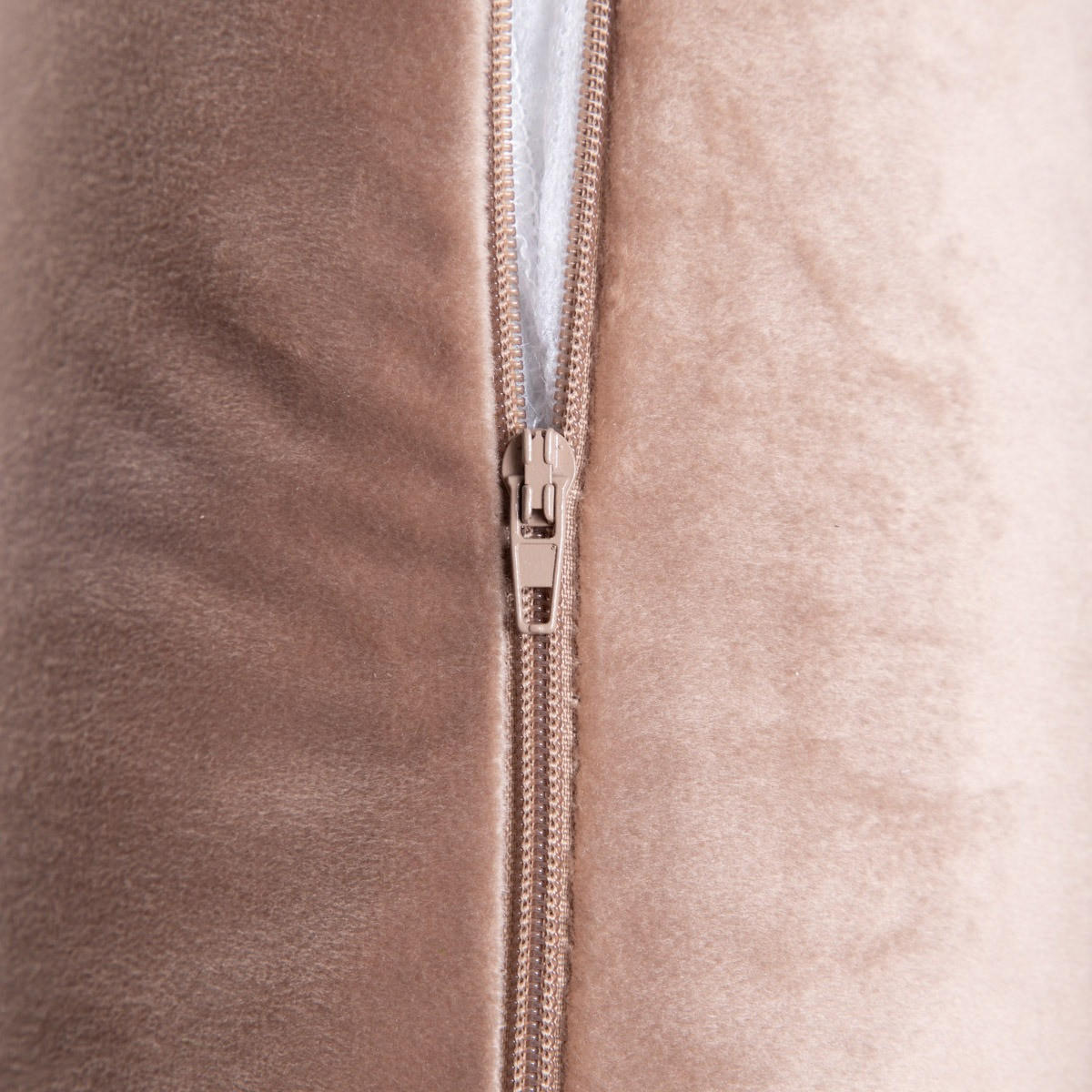 KOPFKISSENBEZUG Gosta dunkelbeige 45/45 cm - Beige, Textil (45/45cm) - Homla