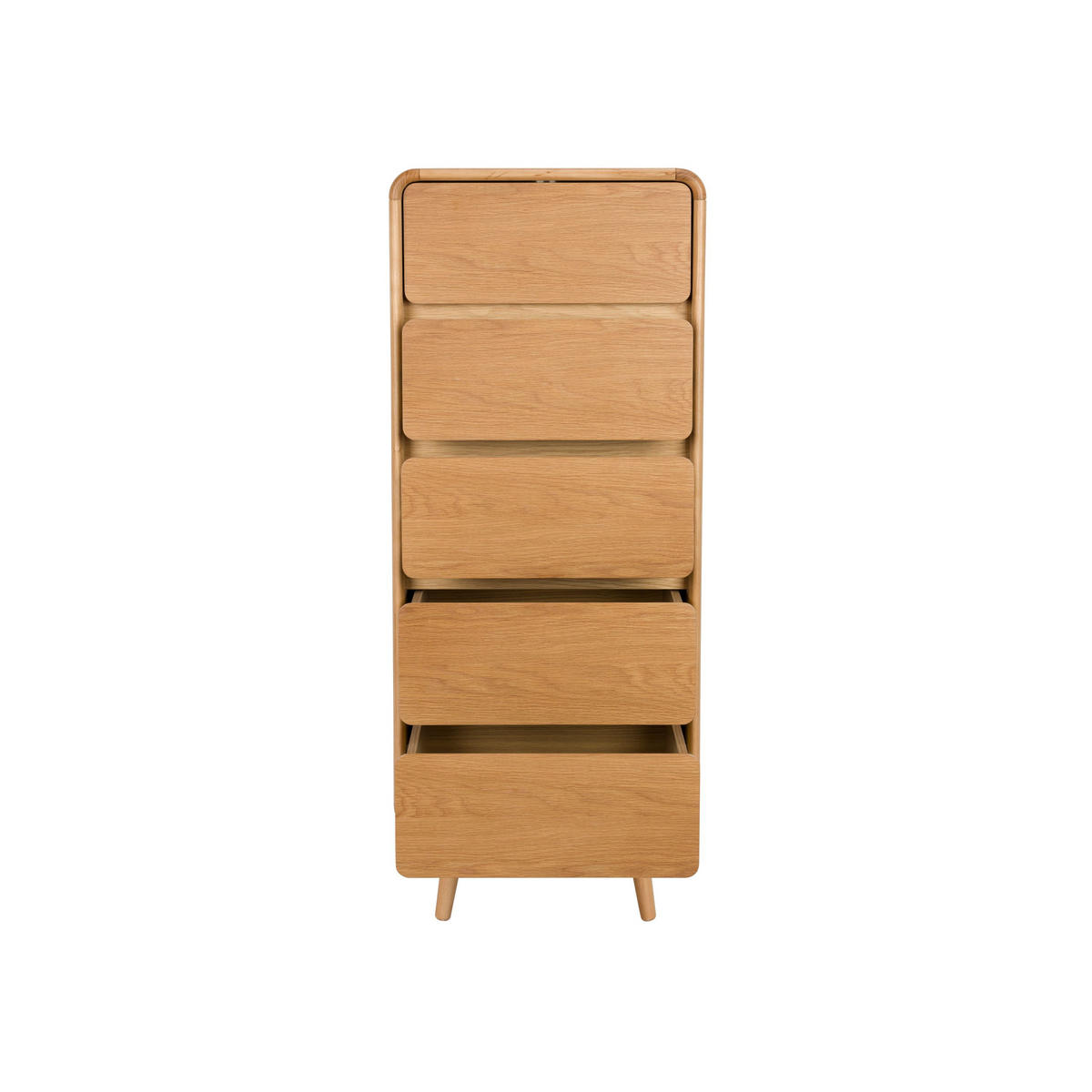 AUFBEWAHRUNGSSCHRANK Rise Natur - Naturfarben, Holz (45/112/40cm) - Zuiver