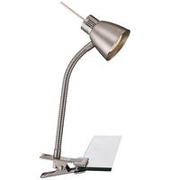 LED KLEMMLEUCHTE Nuova Silber matt - Silberfarben, Metall (24/27/38cm)