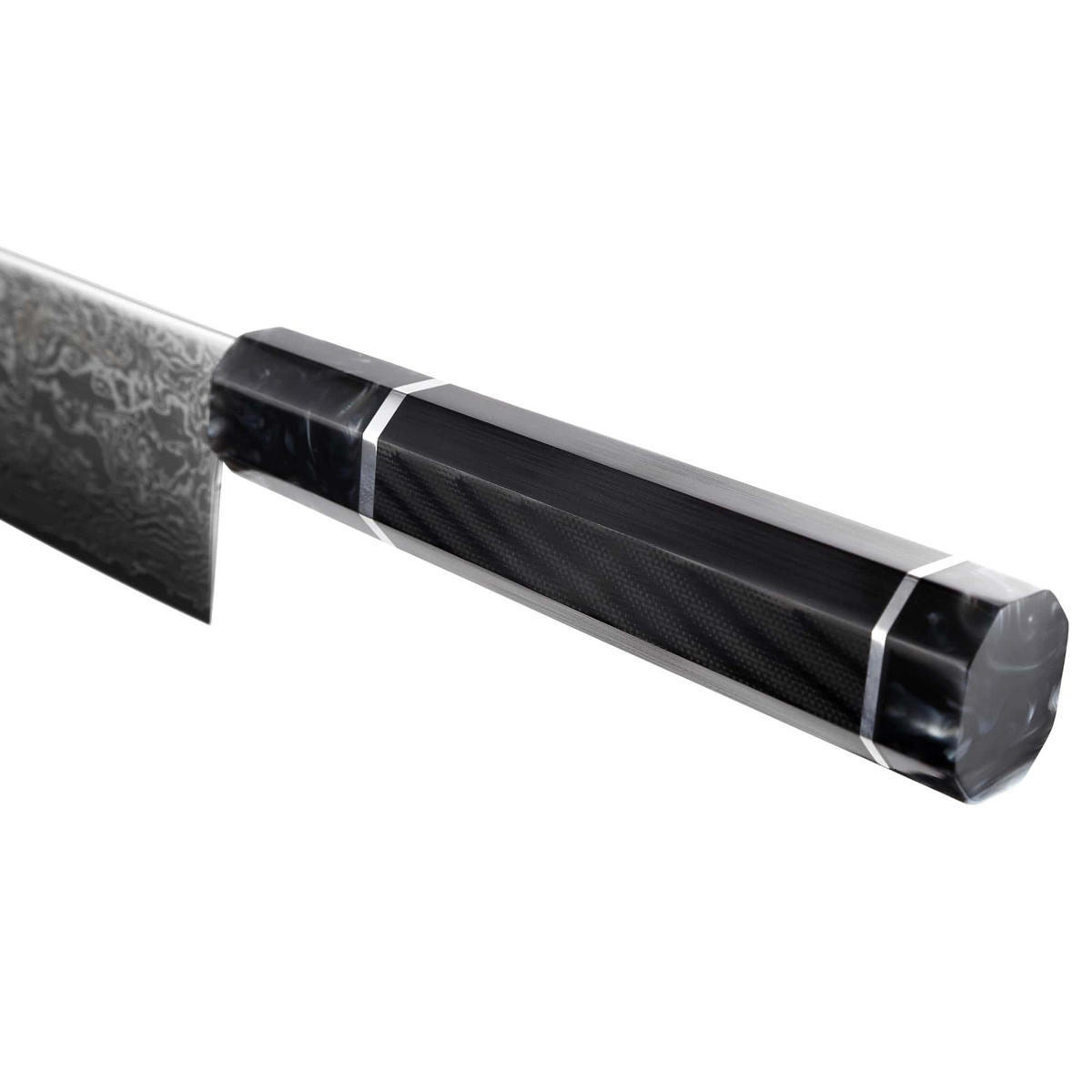 KIRITSUKE Kochmesser 20 cm - Schwarz, Naturmaterialien (35cm) - Wakoli