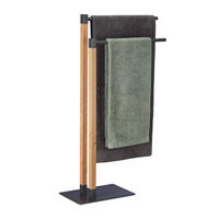 HANDTUCHHALTER - Multicolor, Holz/Metall (51.5/83.5/20cm) - Relaxdays