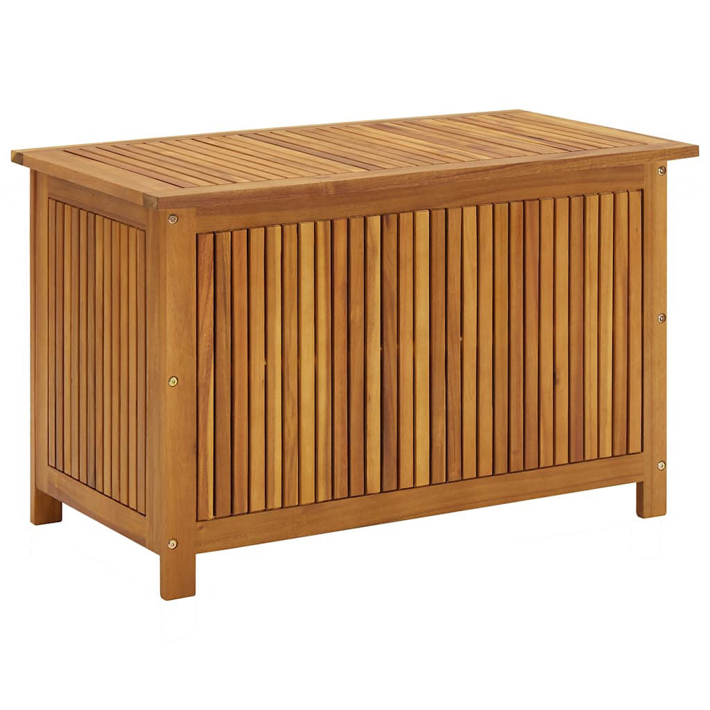 GARTENBOX 90/50/58 Cm Massivholz Akazie - Akaziefarben, Holz (90/58/50cm) - vidaXL