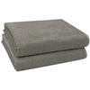 BADETUCH, 2er-Set, 100x150 cm, 100% Baumwolle, Braun - Fango, Textil (100/150cm) - Zollner