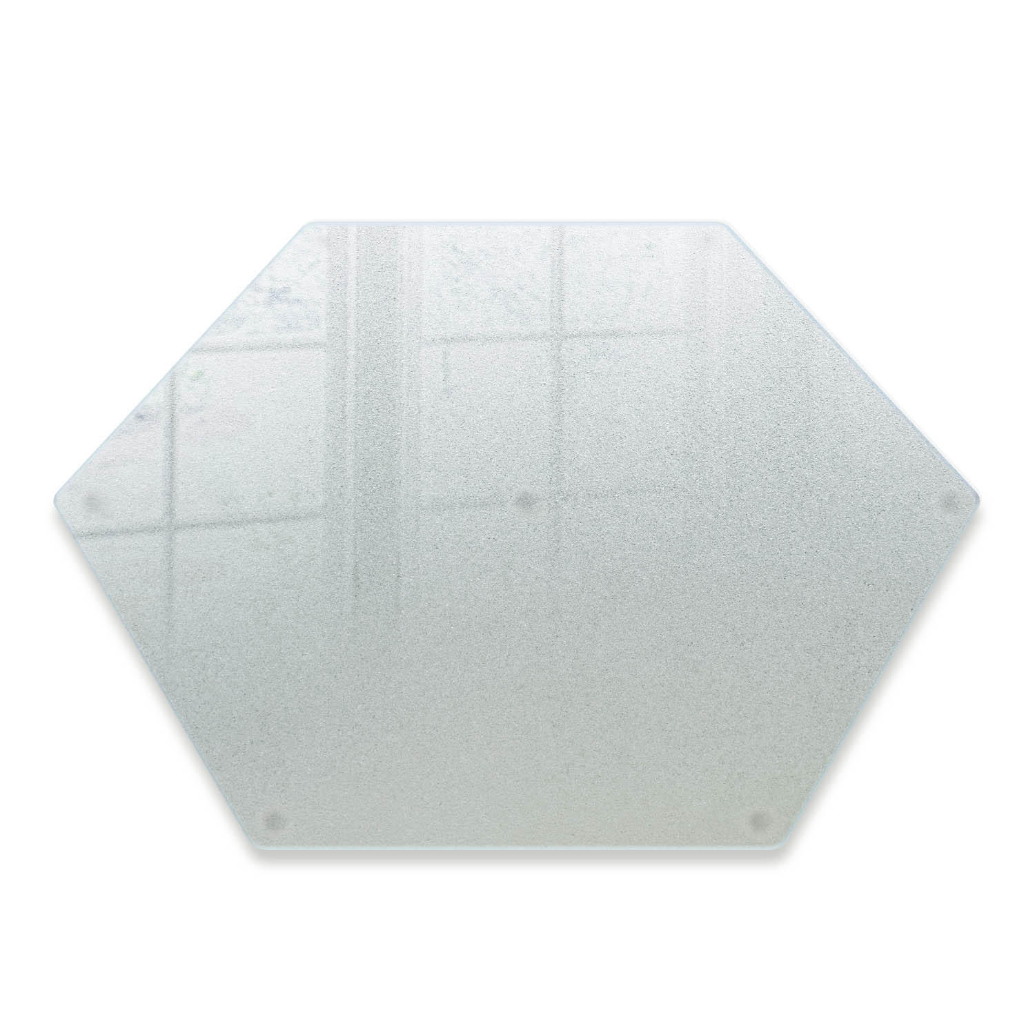 Wallfluent Glasplatte Transparent 40x40x0.4 cm