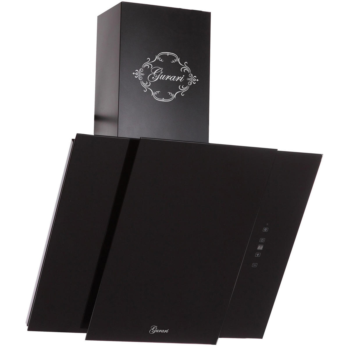 DUNSTABZUGSHAUBE GCH S 171 60 BL Prime + Umluftset, 60 cm Schwarz - Schwarz, Metall (60/102.5/40.5cm) - Gurari