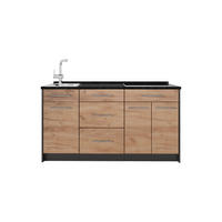 KUCHYNSKÝ BLOK Fame-Line, Dub Goldkraft/antracitová, 150 cm, AP Antracit - dub medový/antracitová, kompozitné drevo (150/82/60cm) - Vicco