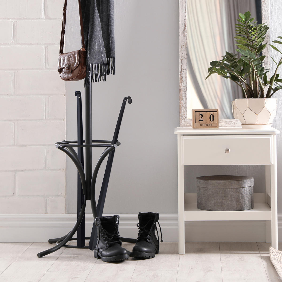 2XOBUVNÍCKE lyžice - čierna, kov (3.5/70/3.5cm) - Relaxdays