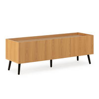 TV-ELEMENT Siren 3 türen Eichenfarbe - Honigeiche, Holzwerkstoff (130/45/40cm) - VS Venta-stock