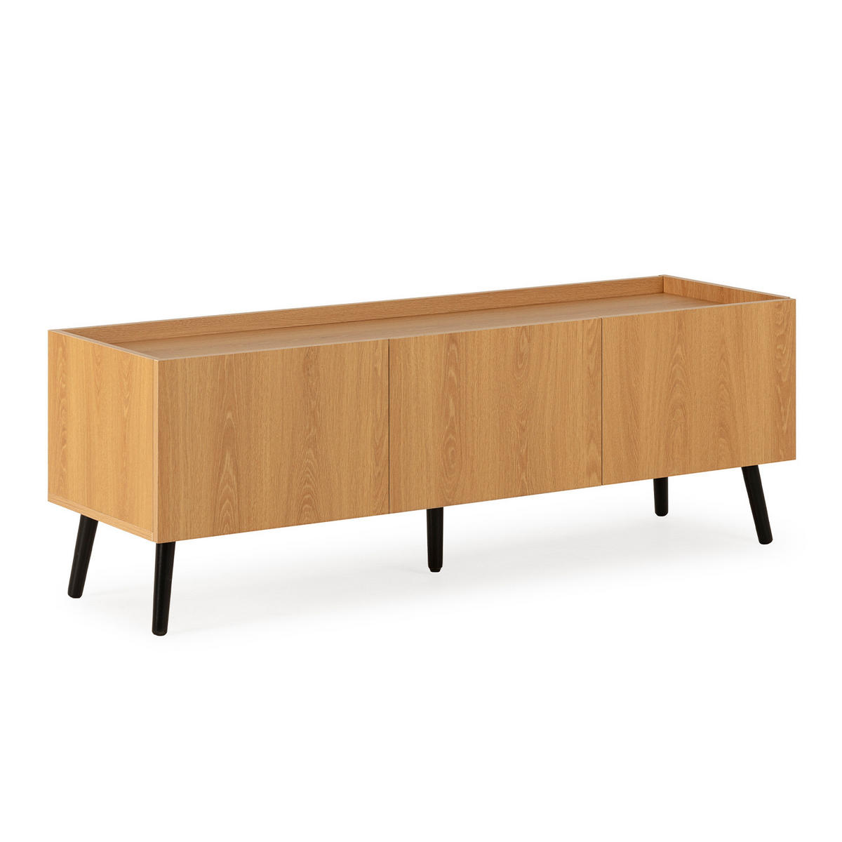 TV-ELEMENT Siren 3 türen Eichenfarbe - Honigeiche, Holzwerkstoff (130/45/40cm) - VS Venta-stock