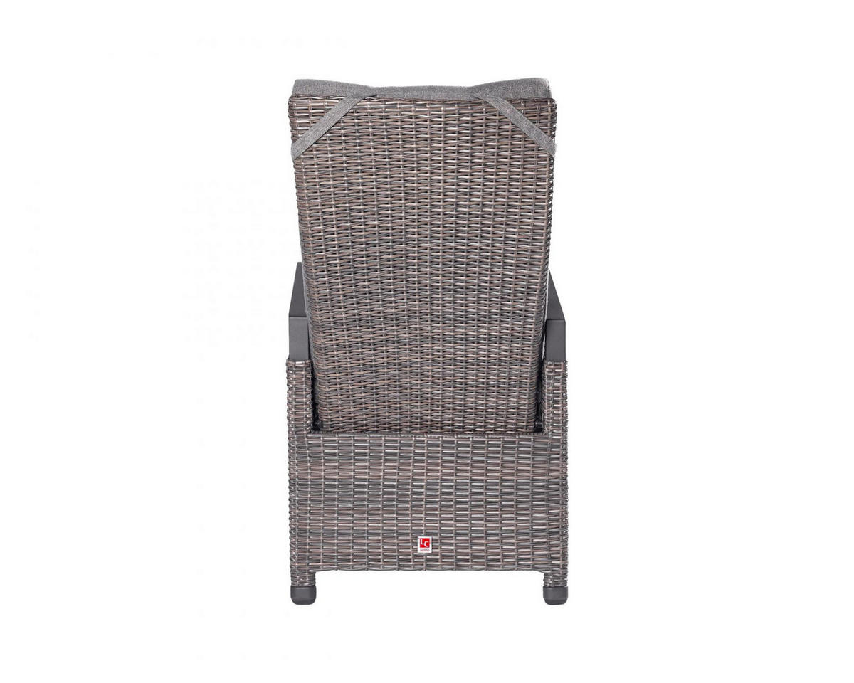 GARTENSTUHL Kentucky 67x59,5x110 cm, Polyrattan, Braun - Braun, Kunststoff (59.5/110/67cm) - dasmöbelwerk