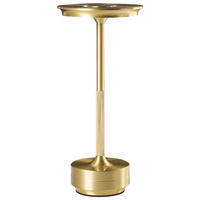 KABELLOSE LED Tischlampe mit Dimmer Metall Gold Mago - Goldfarben, Metall (13/13/28cm) - Beliani