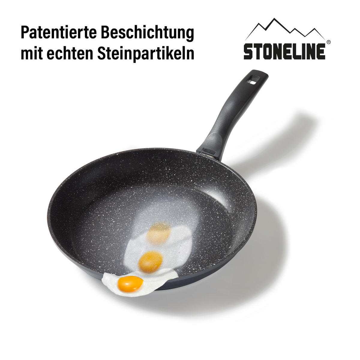 BRATPFANNE 28cm - Grau, Metall (28cm) - Stoneline