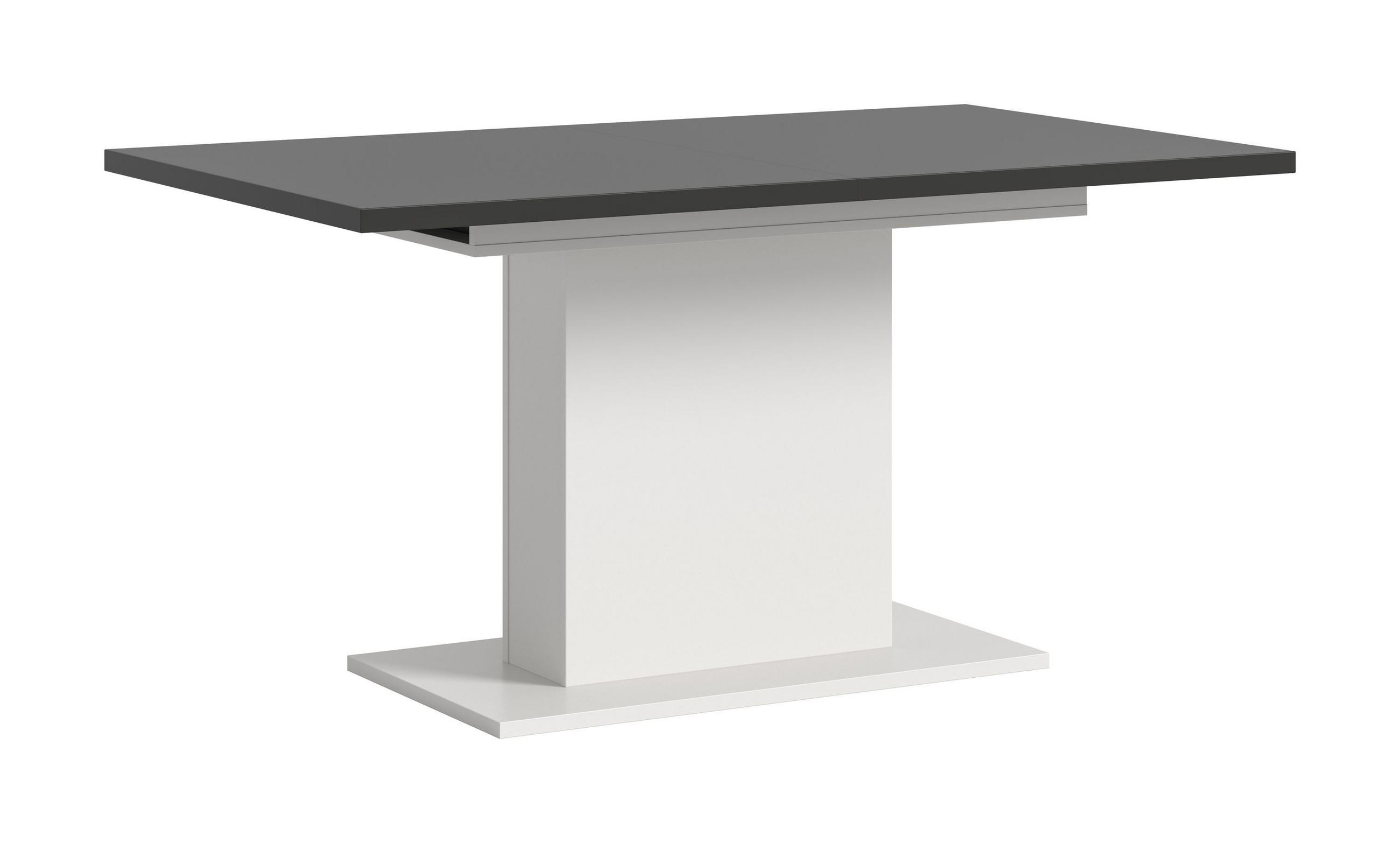 ESSTISCH MOTION (B/H/T: ca. 150/76/90 cm) in Weiß/grau - Weiß, Holzwerkstoff (90/150/76cm)