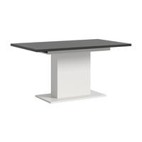 ESSTISCH MOTION (B/H/T: ca. 150/76/90 cm) in Weiß/grau - Weiß, Holzwerkstoff (90/150/76cm)