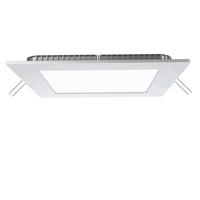 LED DECKENLEUCHTE Weiß Einbau - Weiß, Metall (17/17/2.5cm)