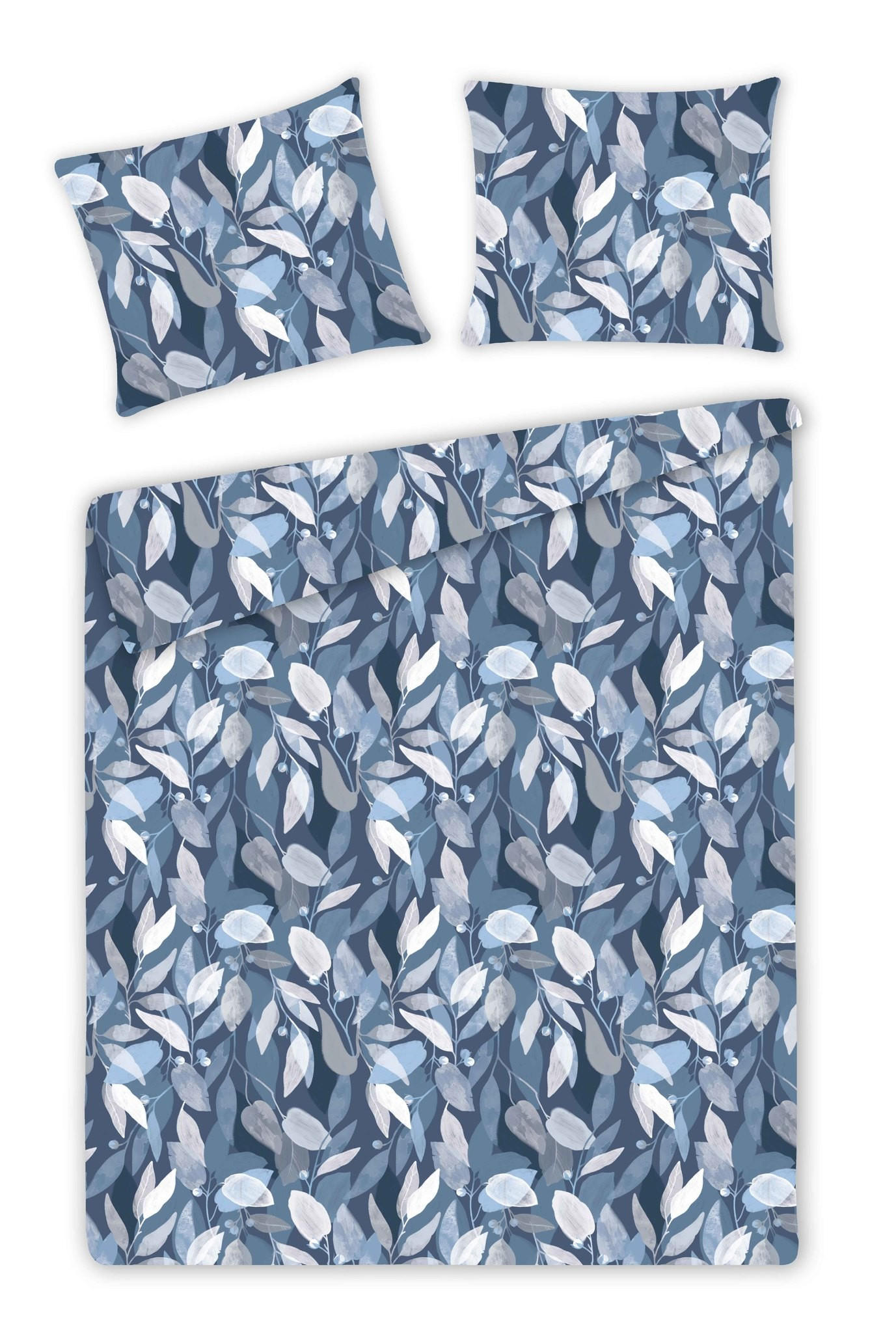 BETTWÄSCHE Azurella - Dunkelblau, Textil (200/220cm) - home&you