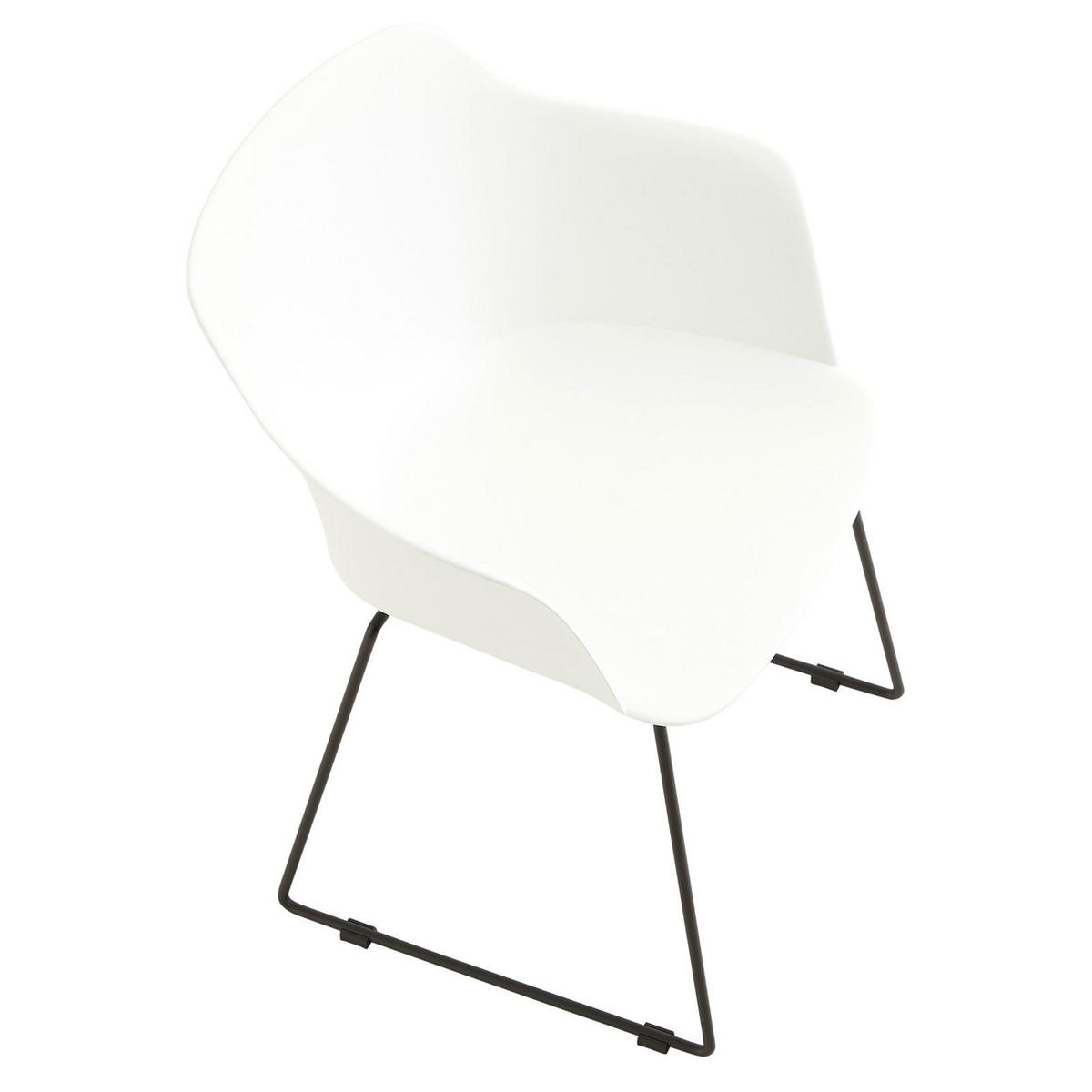 GARTENSTÜHLE FORO 4ER-SET - Weiß, Textil (58/82/52cm) - IDIMEX