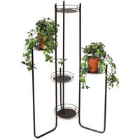 BLUMENTREPPE Metall Braun 102 cm Art.4A - Kupferfarben, Metall (58/102/58cm) - DanDiBo