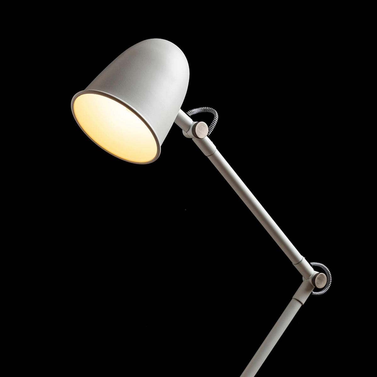 STEHLEUCHTE DANNY Weiß 5 W - Weiß, Metall (25/25/160cm) - Rendl