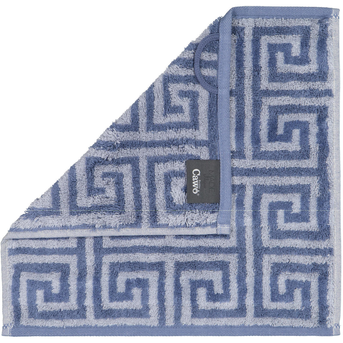 SEIFTUCH NOBLESSE ELEGANCE ALLOVER 1088 NACHTBLAU - 11 - Blau, Textil (30/30cm) - Cawoe