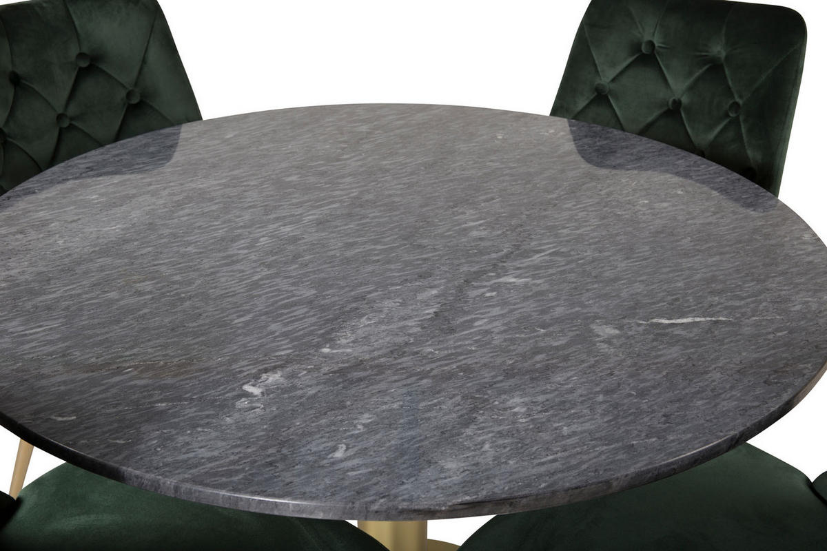 TISCHGRUPPE Grün - Grau, Holzwerkstoff (106/75/106cm) - ebuy24