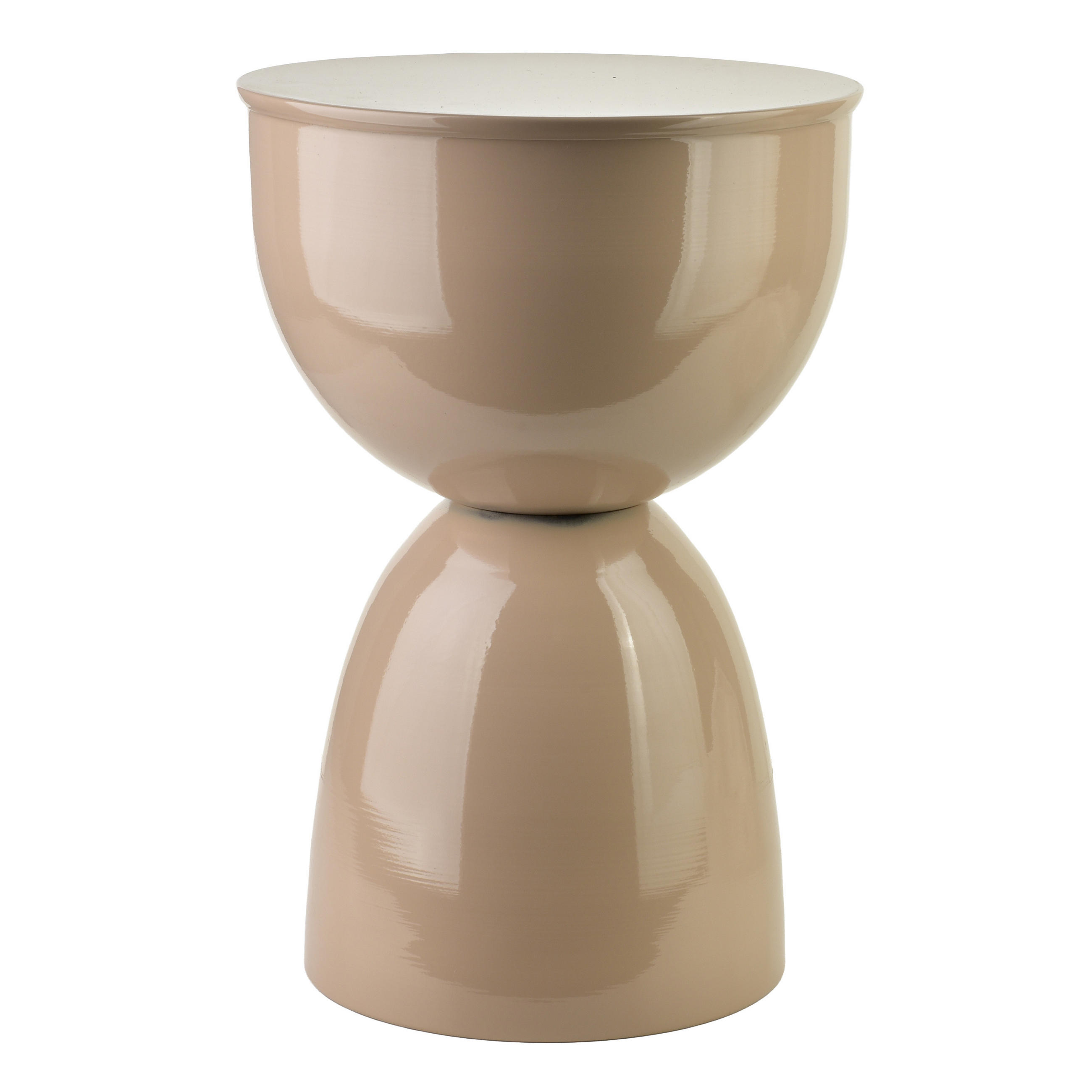 TISCH Roger Beige 31x25x45,7 cm Metall - Beige, Metall (31/25/45.7cm) - Mondex