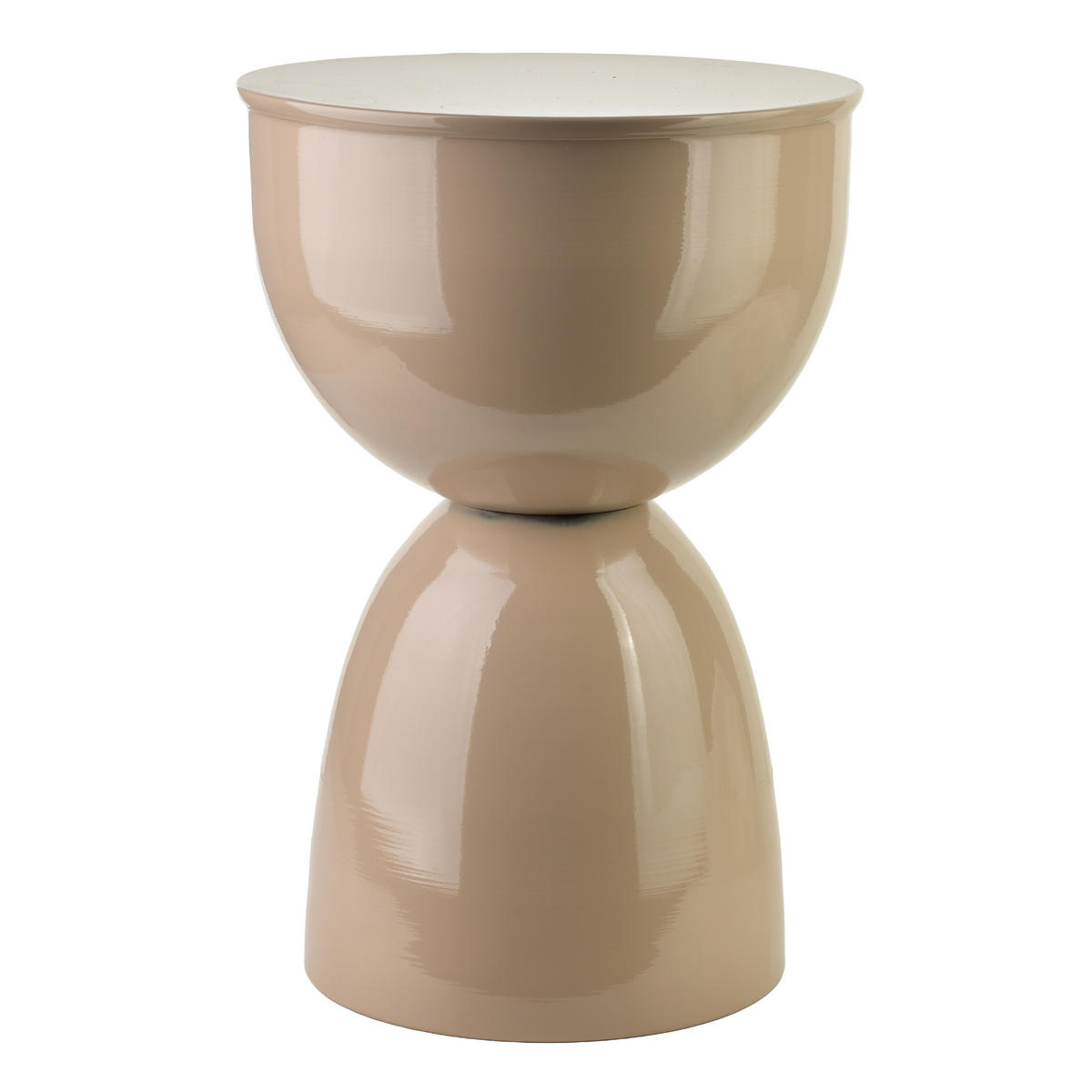 TISCH Roger Beige 31x25x45,7 cm Metall - Beige, Metall (31/25/45.7cm) - Mondex