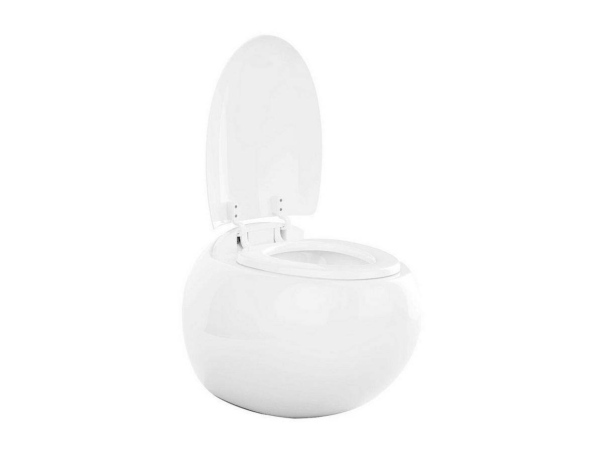 HÄNGE WC - 40 cm x 58 cm - keramik - weiß Huro - Weiß, Keramik (40/39/58cm) - Vente-Unique
