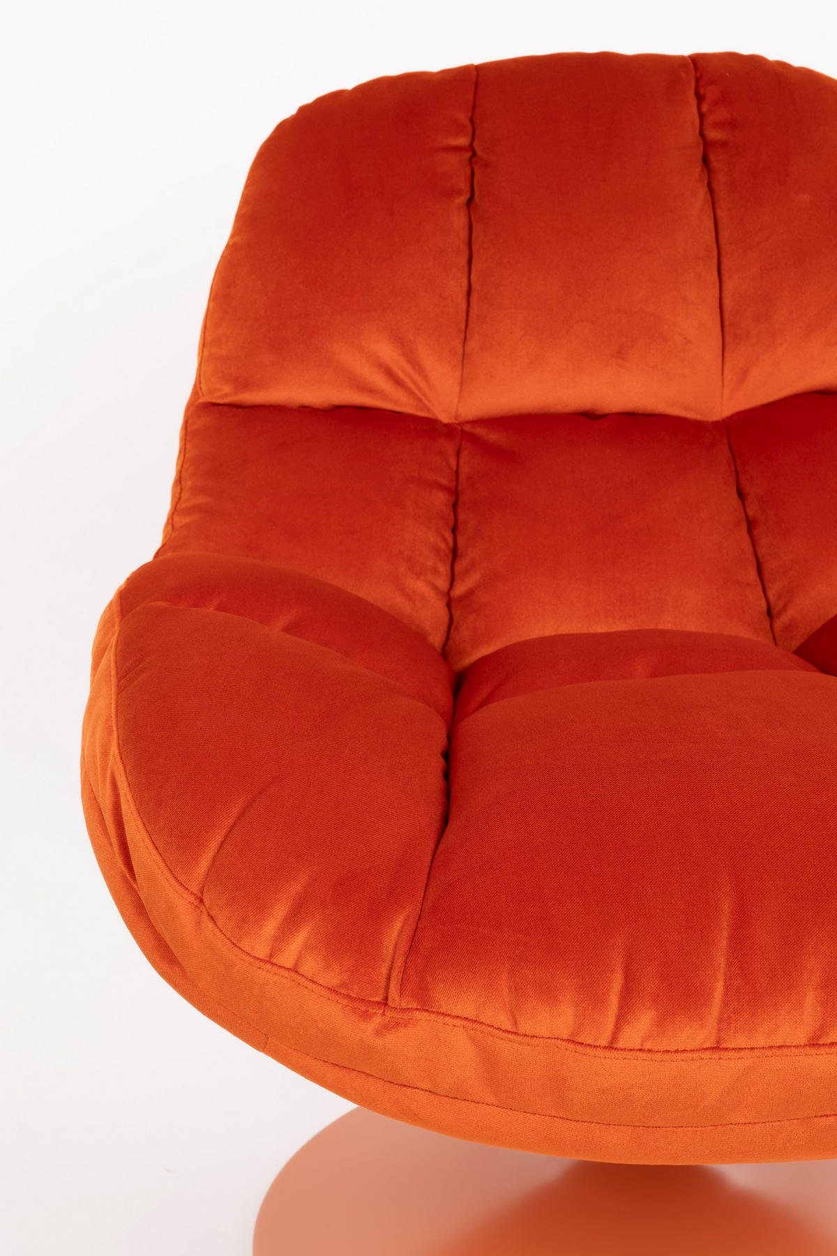 SESSEL Beefy - Orange - 84.5/76.5/84.5 cm - Orange, Textil (76.5/84.5/84.5cm)
