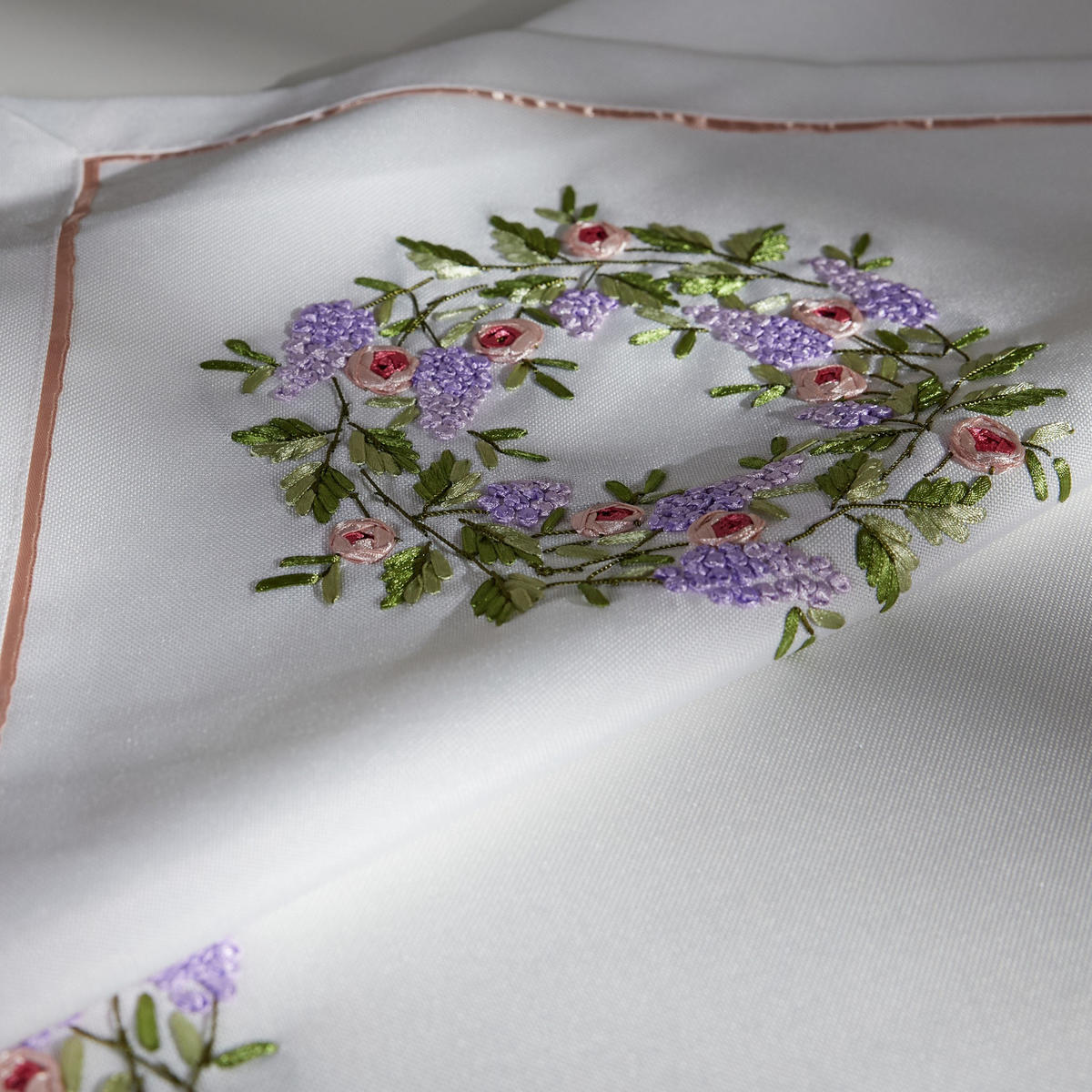 TISCHDECKE Fionis - Violett, Textil (80/80/1cm) - home&you