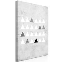 KUNSTDRUCK Grau 60/90 cm - Weiß/Grau, Textil (60/90cm) - KUNSTLOFT