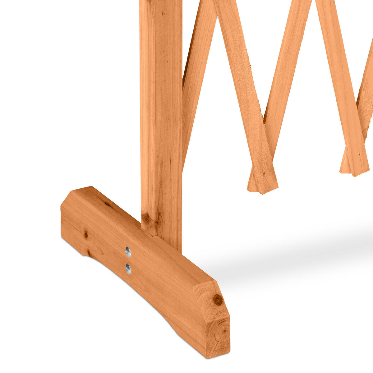 RANKGITTER - Orange, Holz (275/90/28cm) - Relaxdays