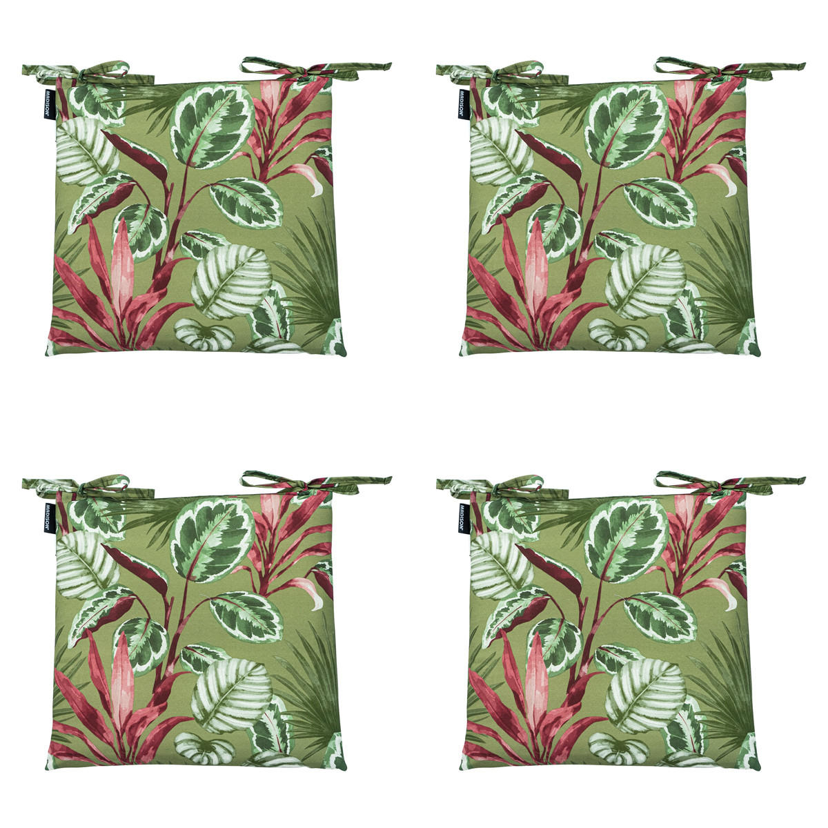 SITZKISSEN Cala 46/46 cm 4er-Set - Grün, Textil (46/8/46cm) - Madison