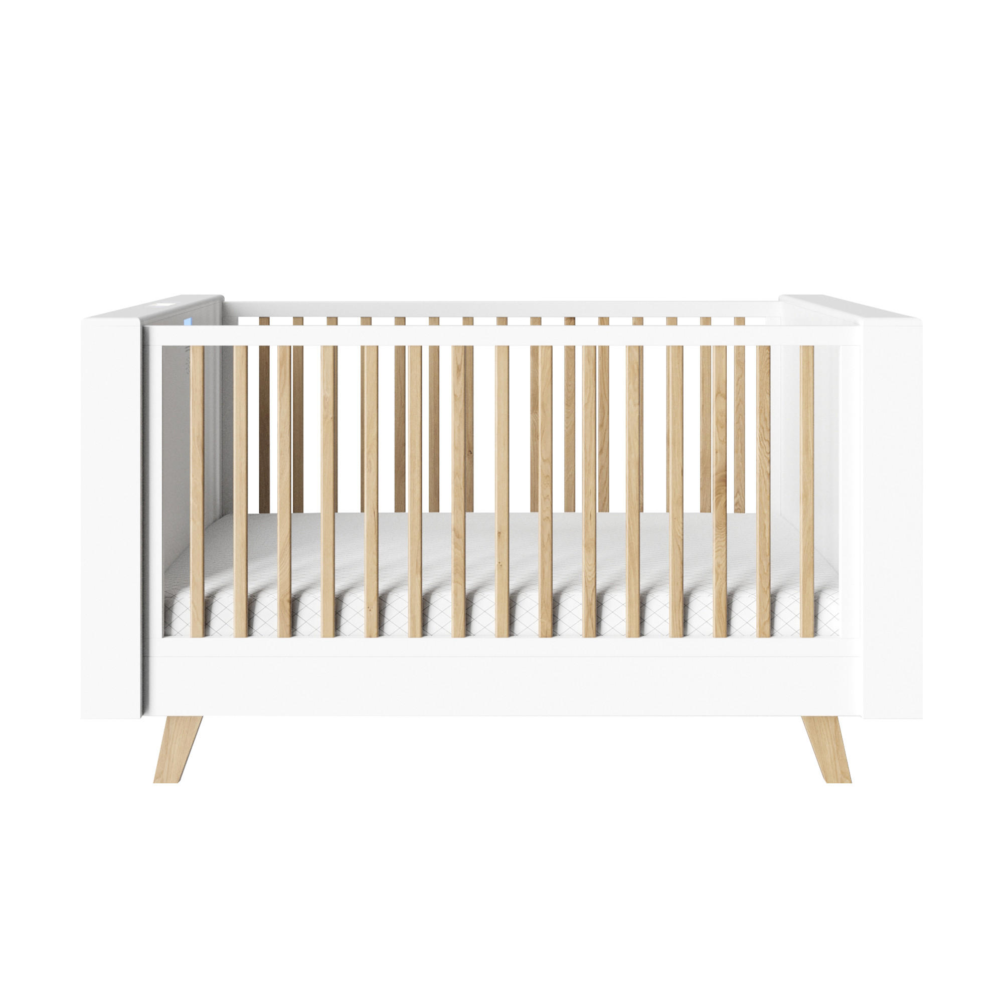 SMARTBETT All in one 70 x 140 cm - Weiß, Holz/Holzwerkstoff (70/140cm) - Roba