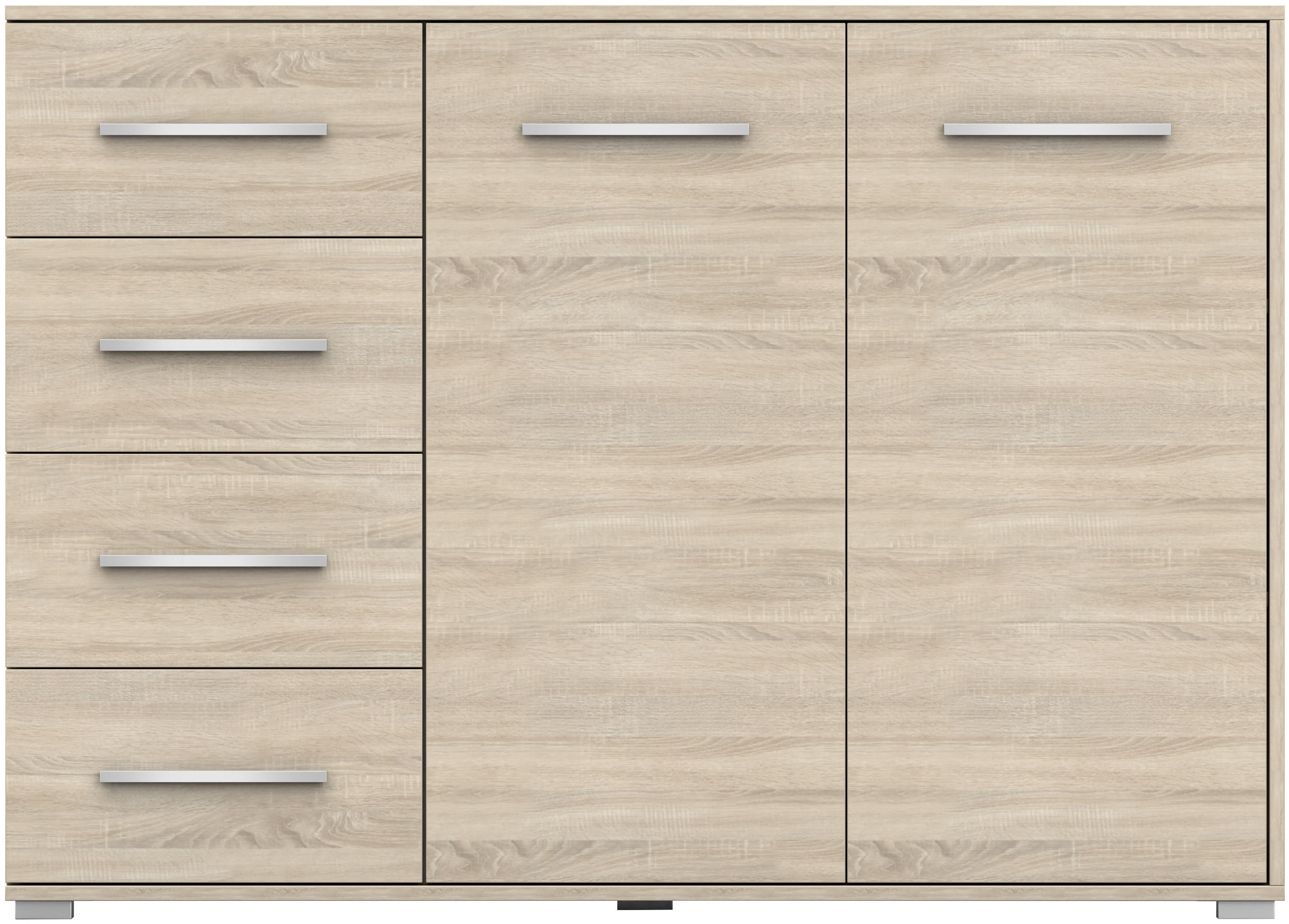 KOMMODE - Highboard IRYS 01 2D4S Sonoma - Sonoma Eiche, Holzwerkstoff (135/95/45cm) - Möblo