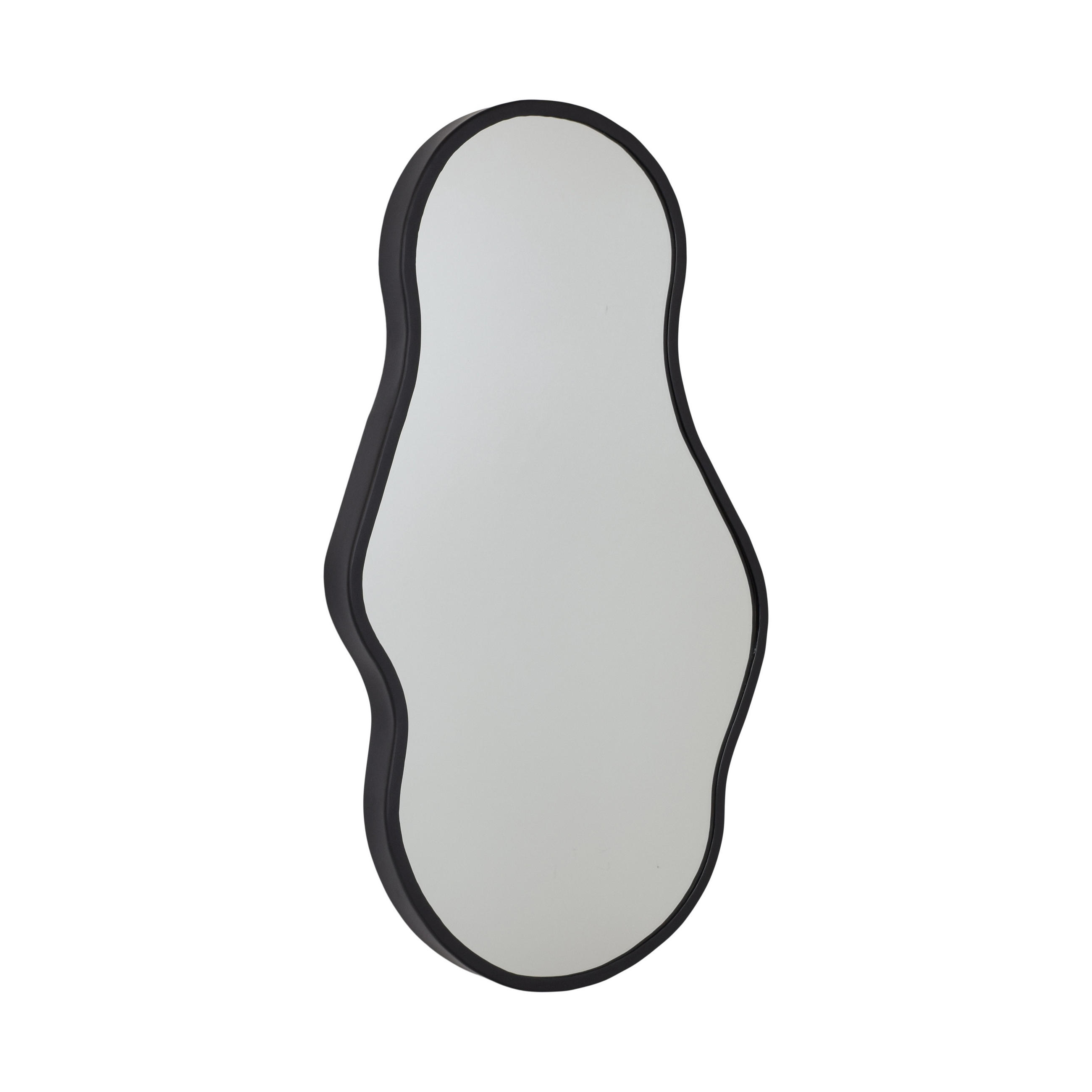 WANDSPIEGEL Origa Schwarz - Schwarz, Metall (40/70/4cm) - LOFT42