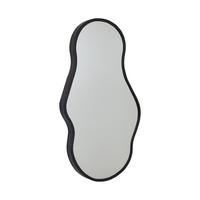 WANDSPIEGEL Origa Schwarz - Schwarz, Metall (40/70/4cm) - LOFT42