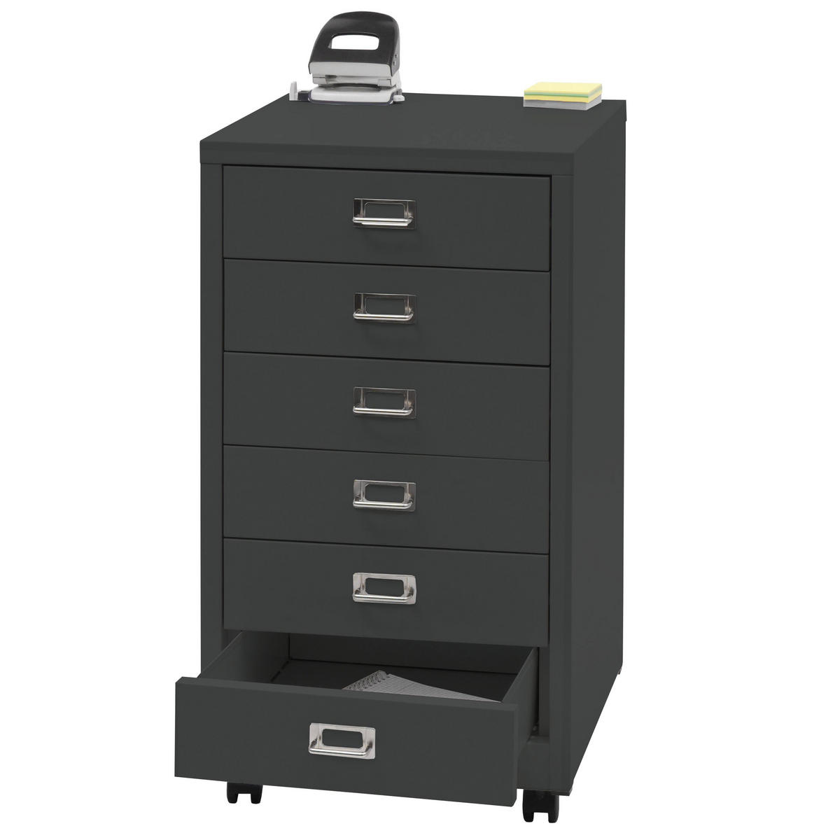 ROLLCONTAINER Anthrazit - Anthrazit, Metall (40/75/41cm) - MCW