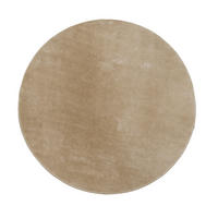 KURZFLORTEPPICH 160/160 cm Cadiz 630 - Sandfarben, Textil (160/160cm) - Paco Home